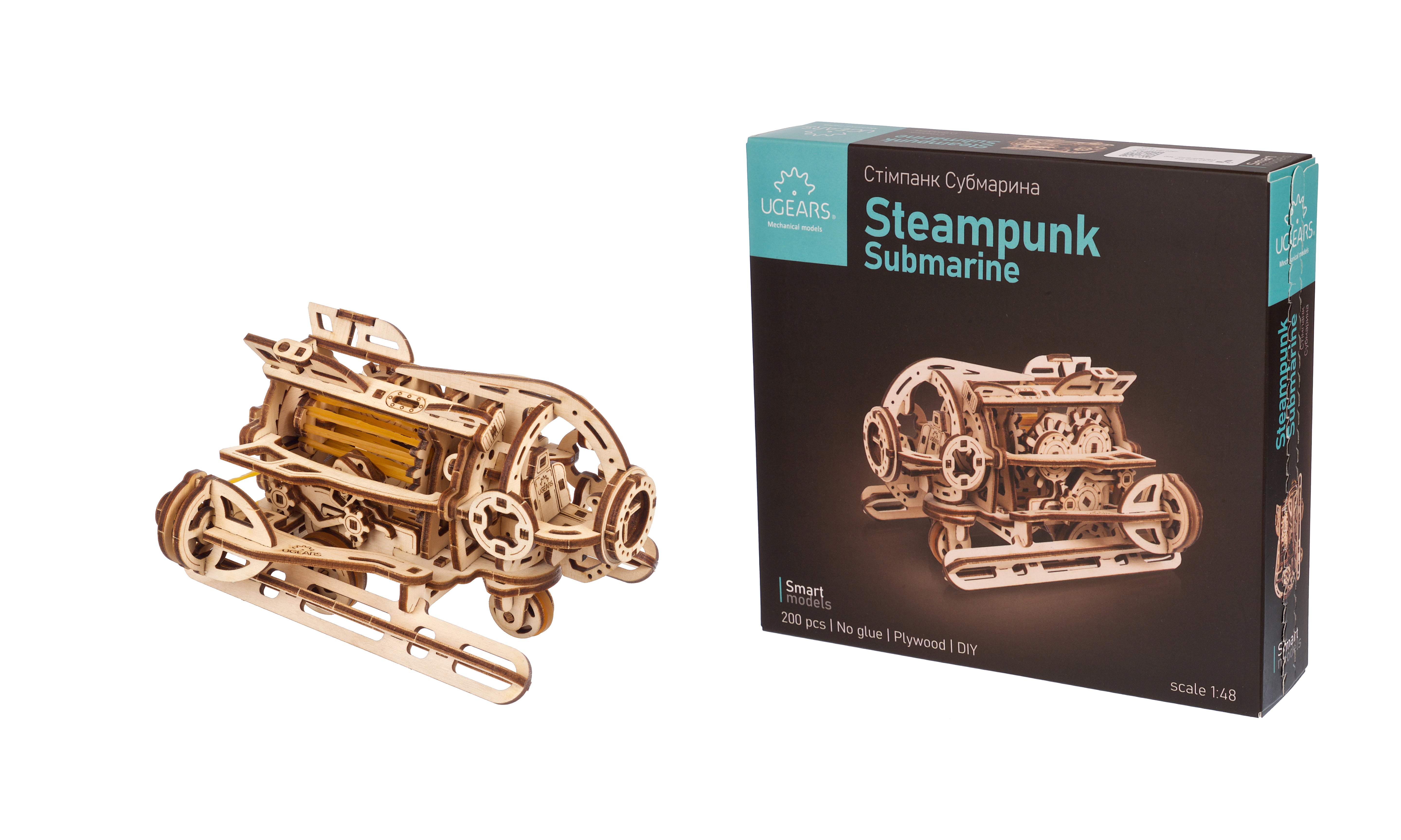 Minimodell - Steampunk Tauchboot- SMART Serie