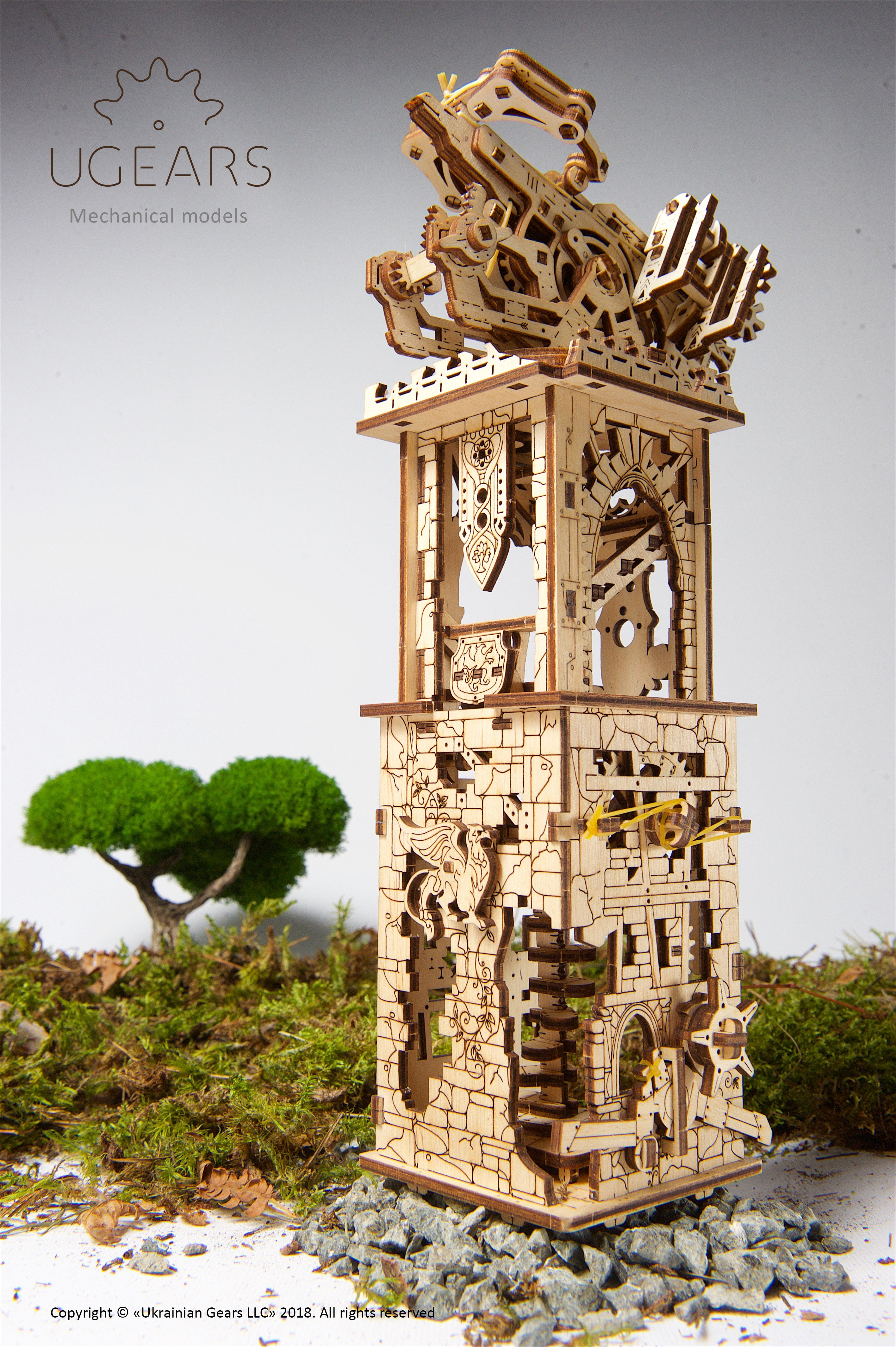 Mittelalter: Turm mit Balliste