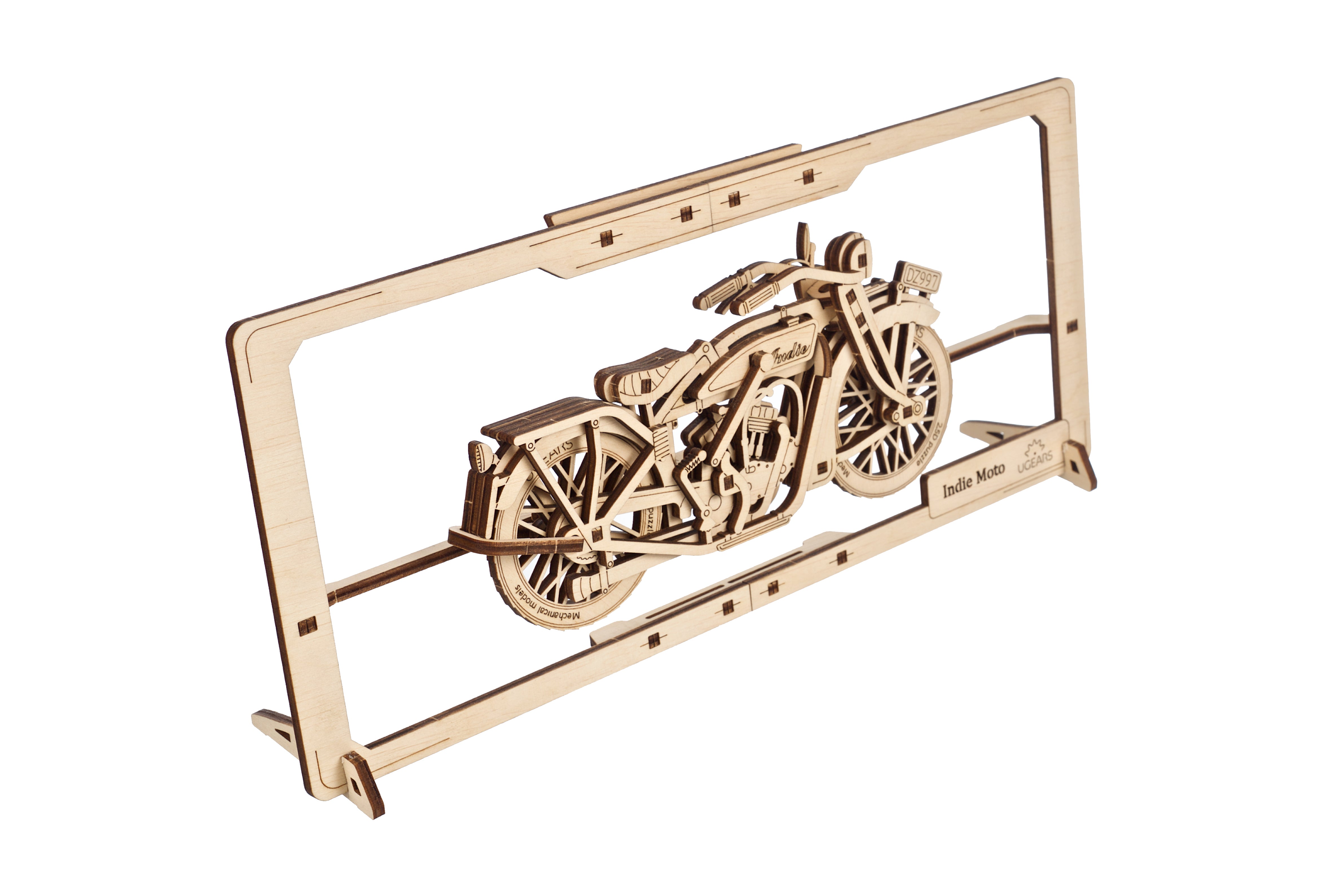 Indie Motorrad - 2,5D Wandbild