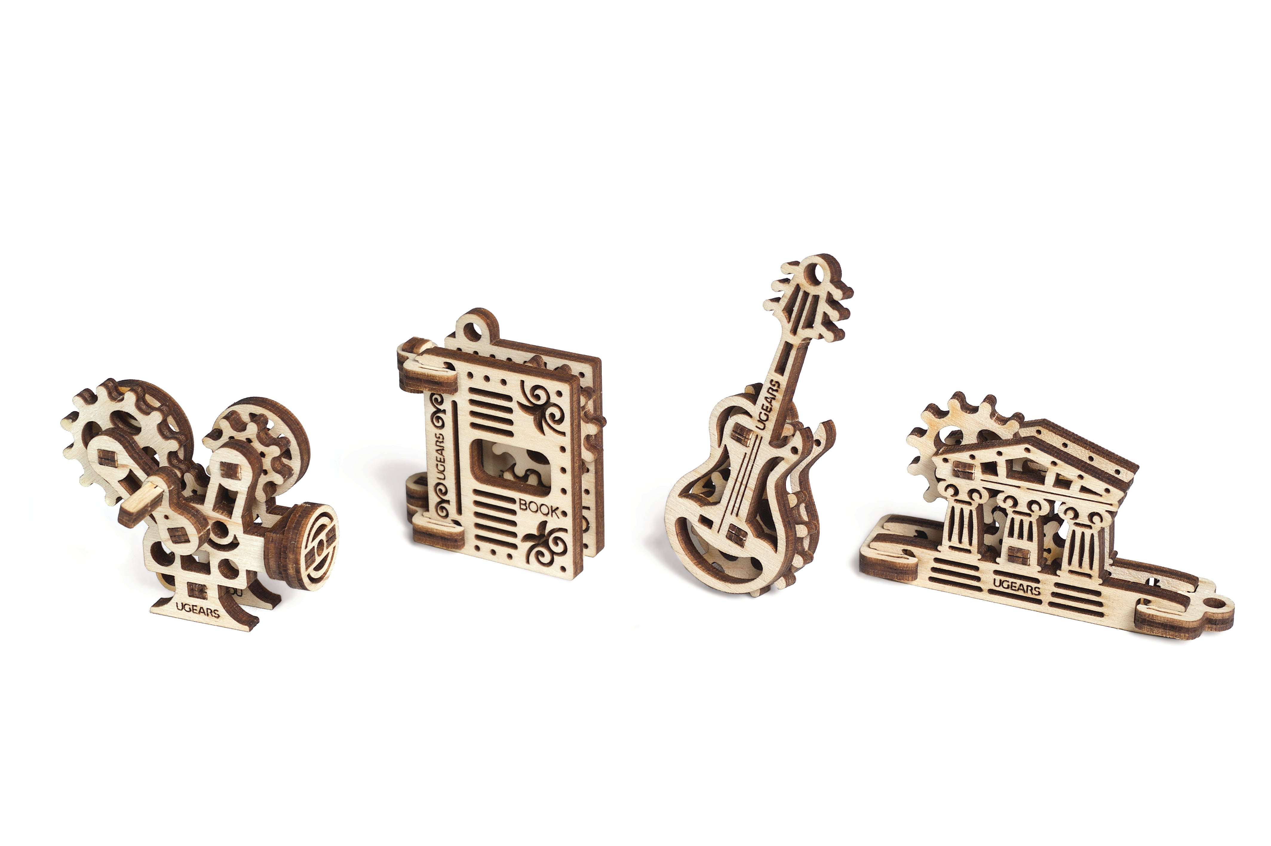 4er Set Minimodelle - U-Fidgets/Tribiki