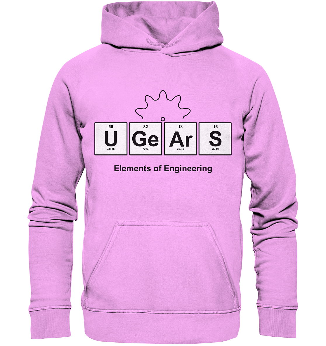 UGears Elements (White and colours) - Basic Unisex Hoodie