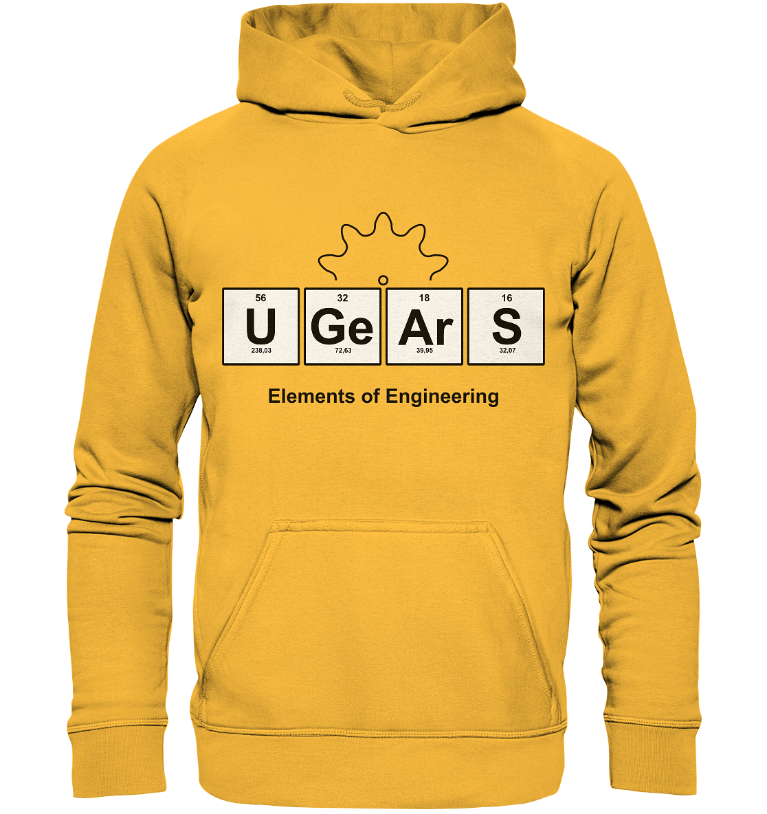 UGears Elements (White and colours) - Basic Unisex Hoodie