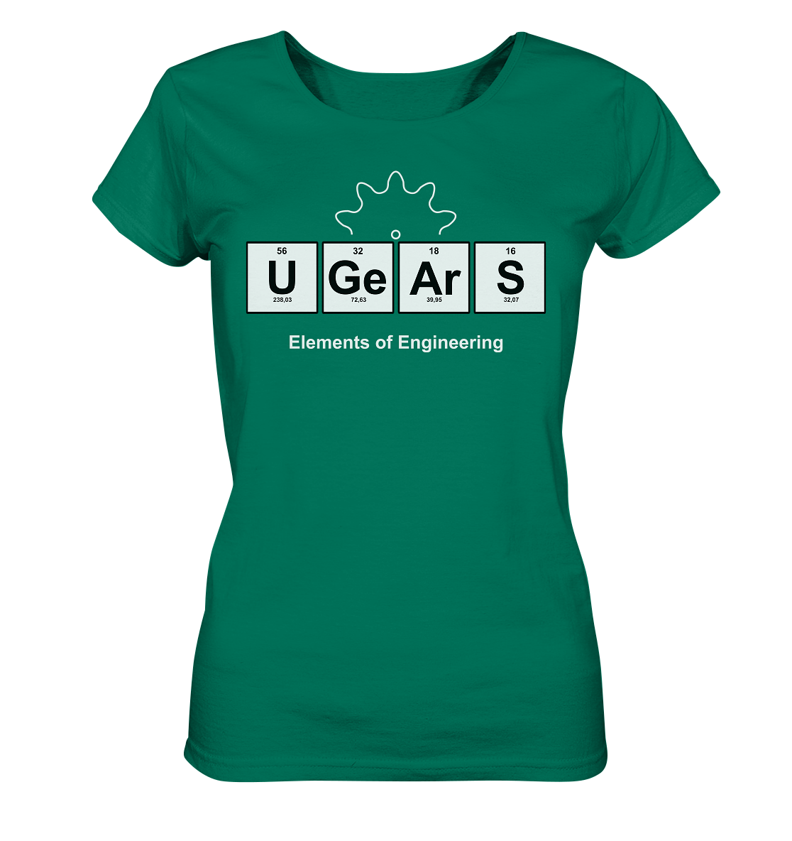 UGears Elements (Dark colours) - Ladies Organic Shirt