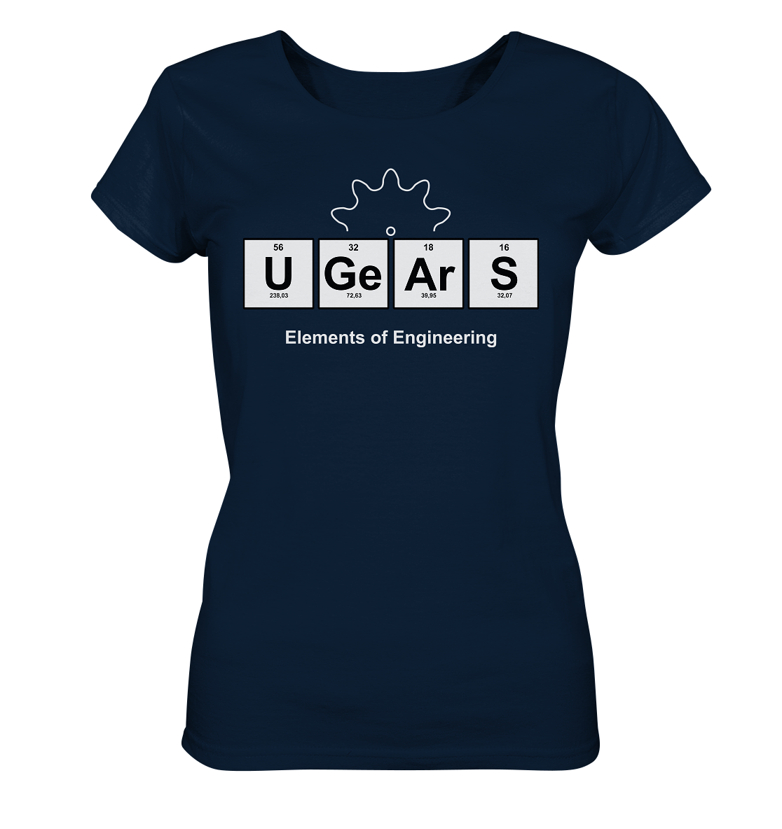 UGears Elements (Dark colours) - Ladies Organic Shirt