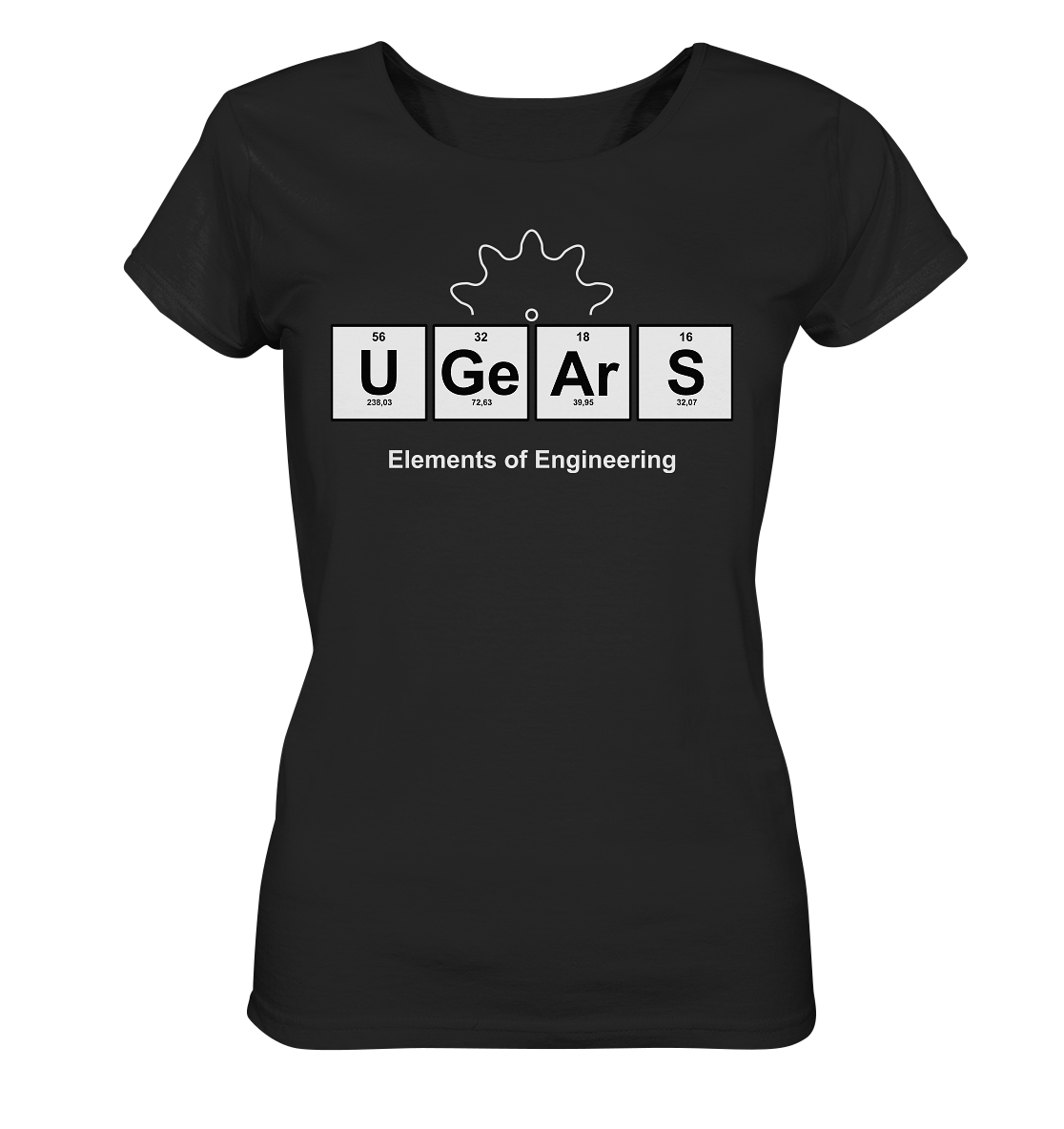 UGears Elements (Dark colours) - Ladies Organic Shirt