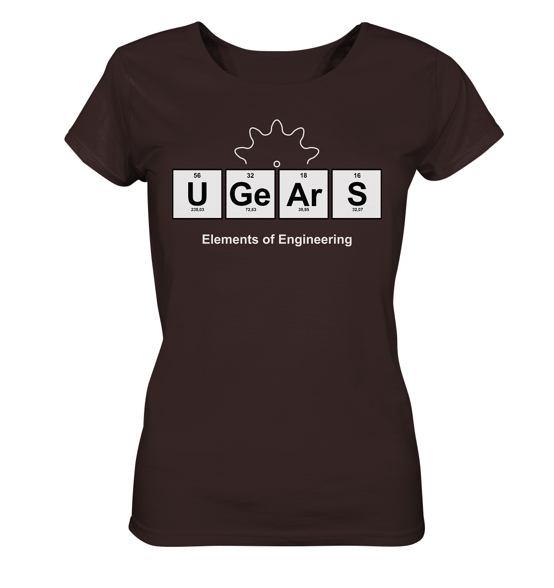 UGears Elements (Dark colours) - Ladies Organic Shirt
