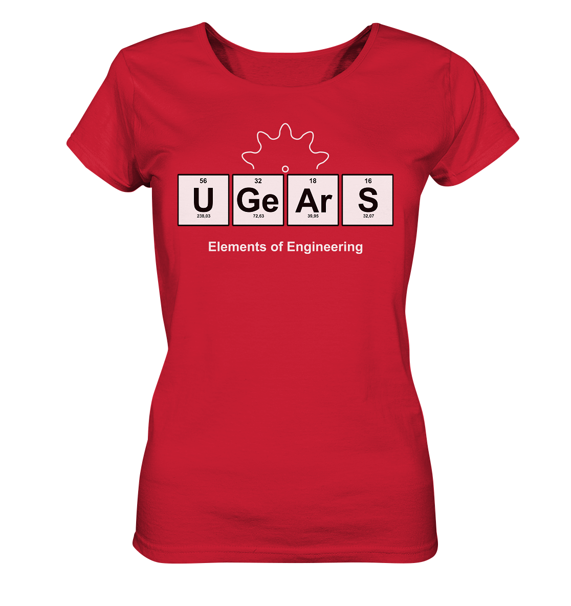 UGears Elements (Dark colours) - Ladies Organic Shirt
