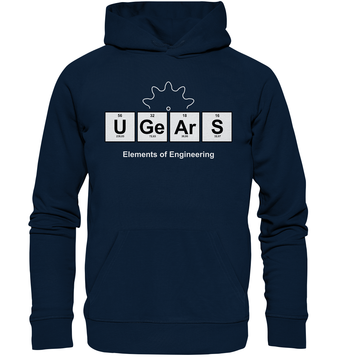 UGears Elements (Dark colours) - Organic Hoodie