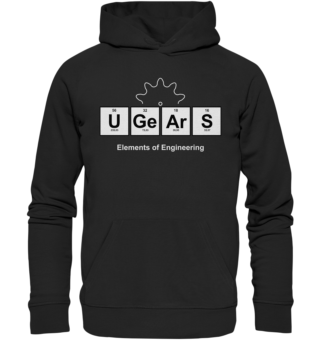 UGears Elements (Dark colours) - Organic Hoodie