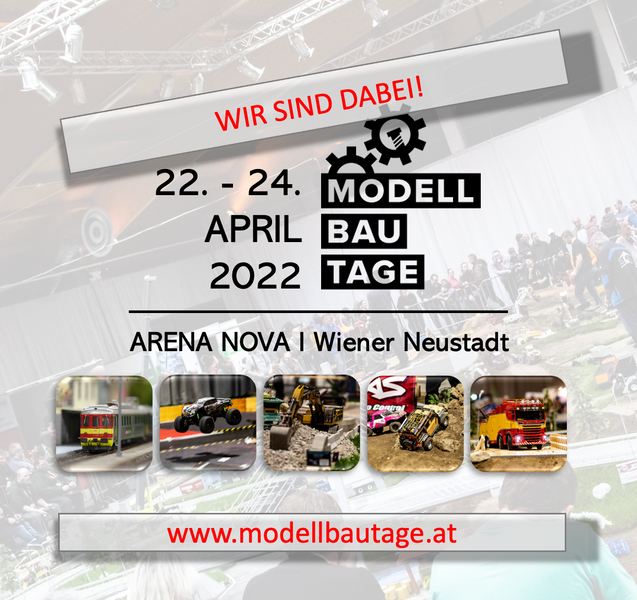 22-24. April 2022 - Modellbautage Wiener Neustadt