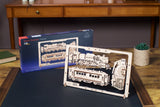 Dampflokomotive  - 2,5D Wandbild