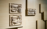 Dampflokomotive  - 2,5D Wandbild