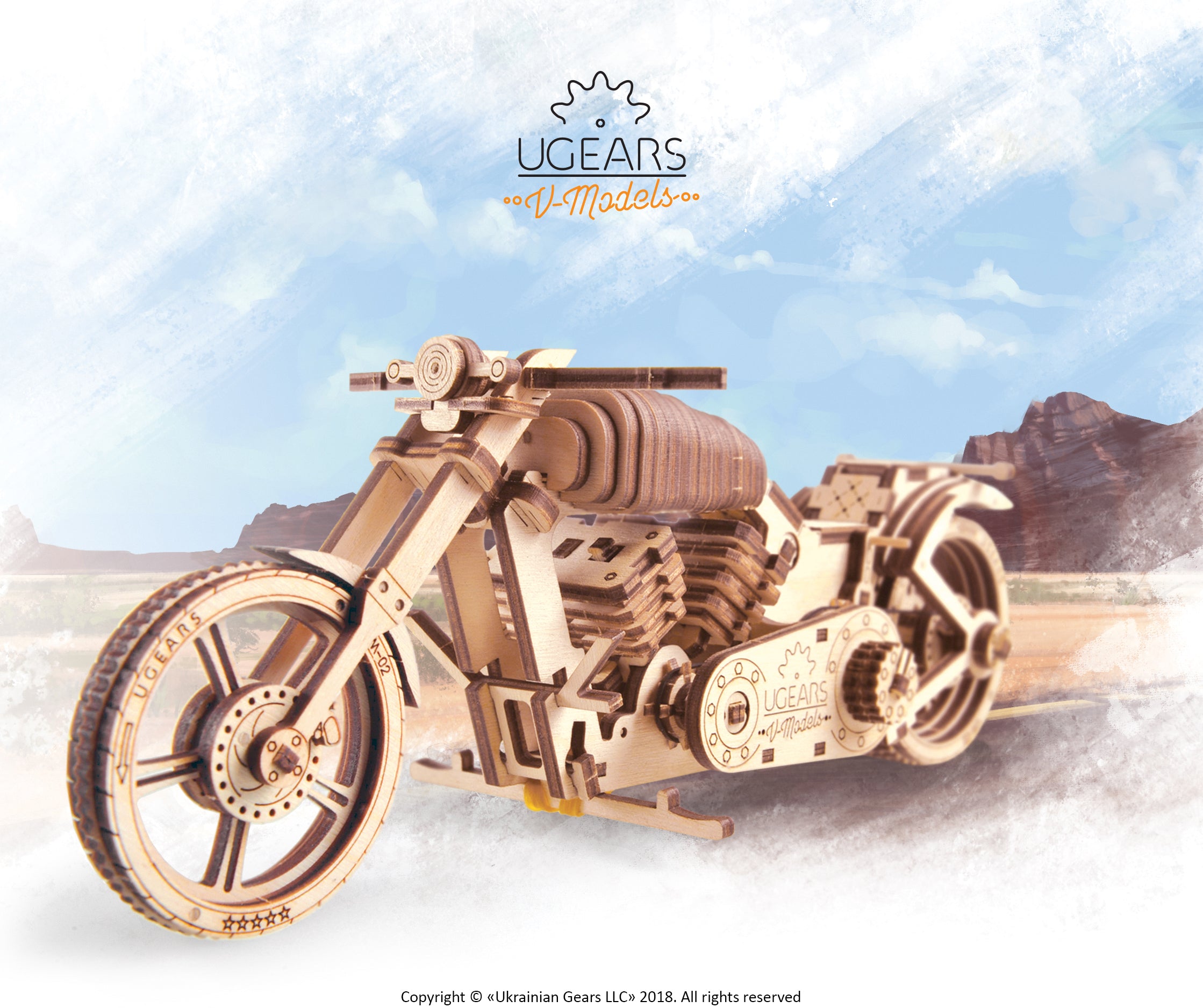 VM 02 - Motorrad - Chopper Bike