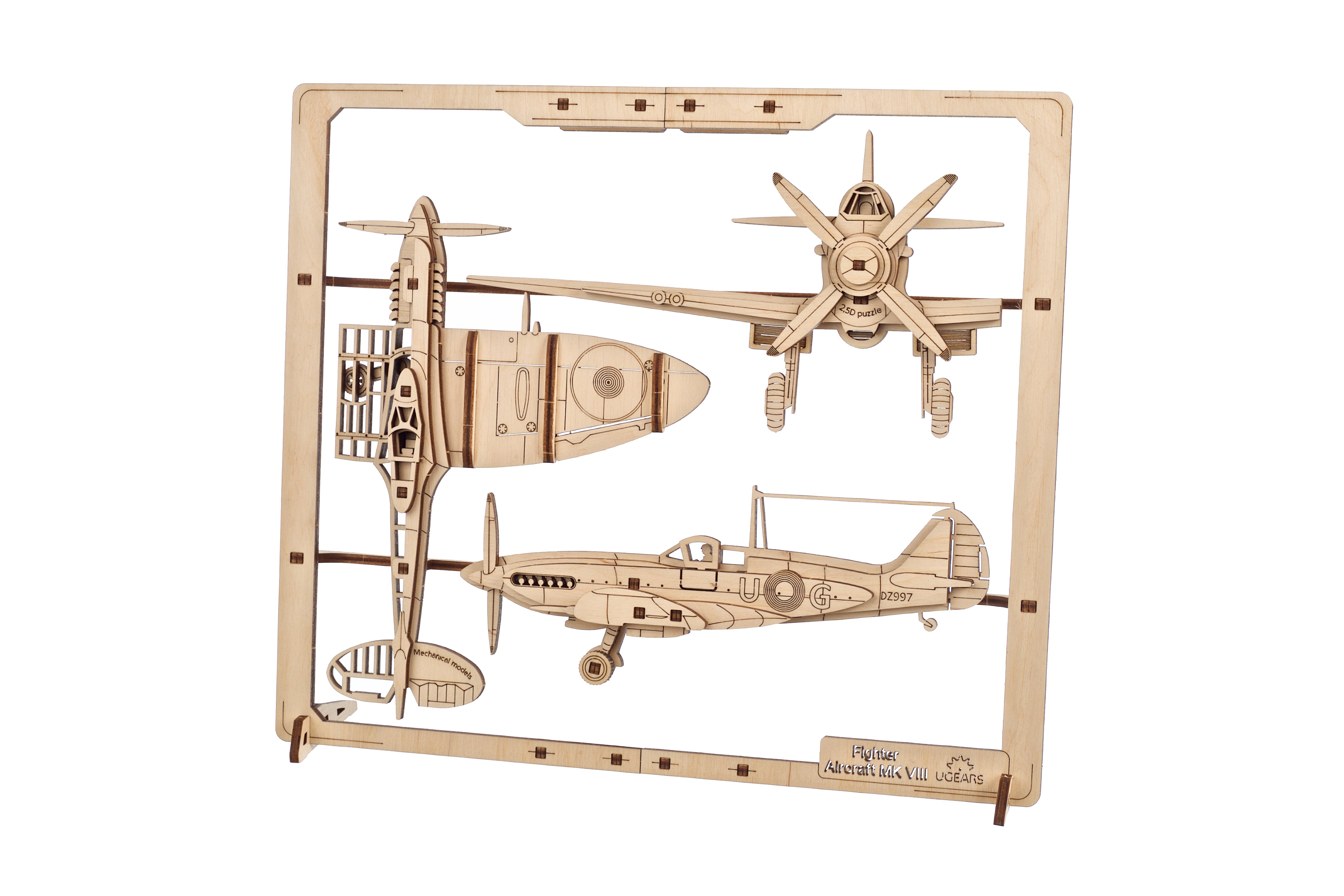 Jagdflugzeug MK VIII  - 2,5D Wandbild