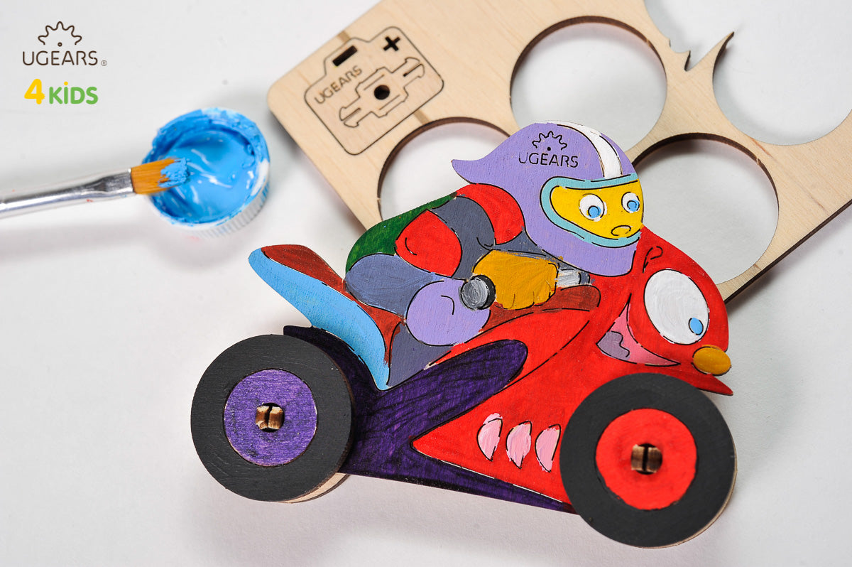Motorrad Kinderbausatz