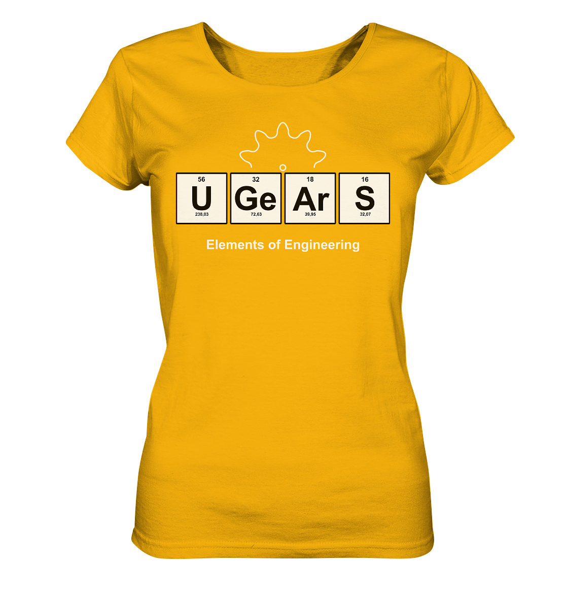 UGears Elements (Dark colours) - Ladies Organic Shirt