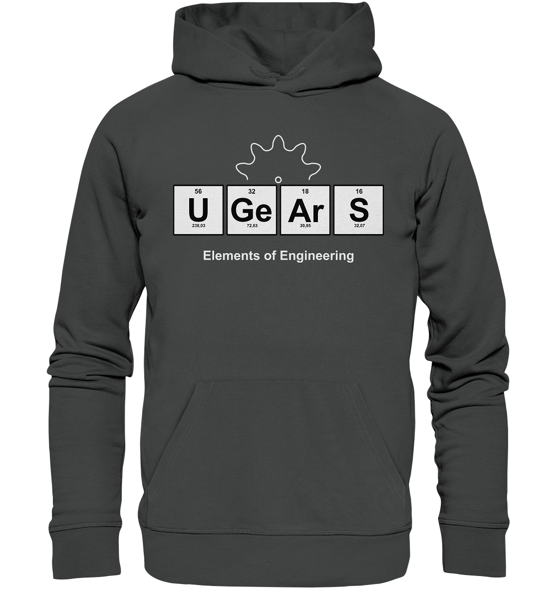 UGears Elements (Dark colours) - Organic Hoodie