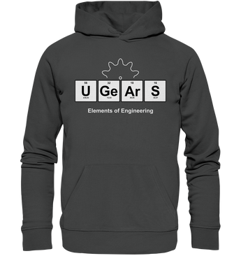 UGears Elements (Dark colours) - Organic Hoodie