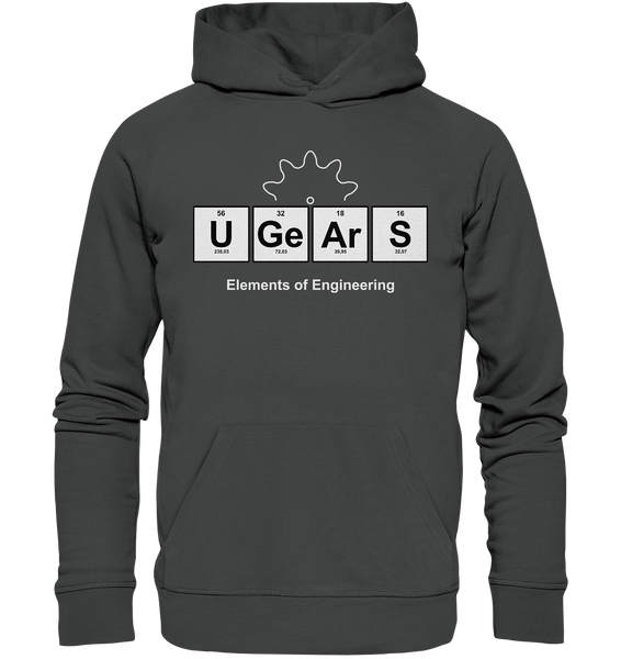 UGears Elements (Dark colours) - Organic Hoodie