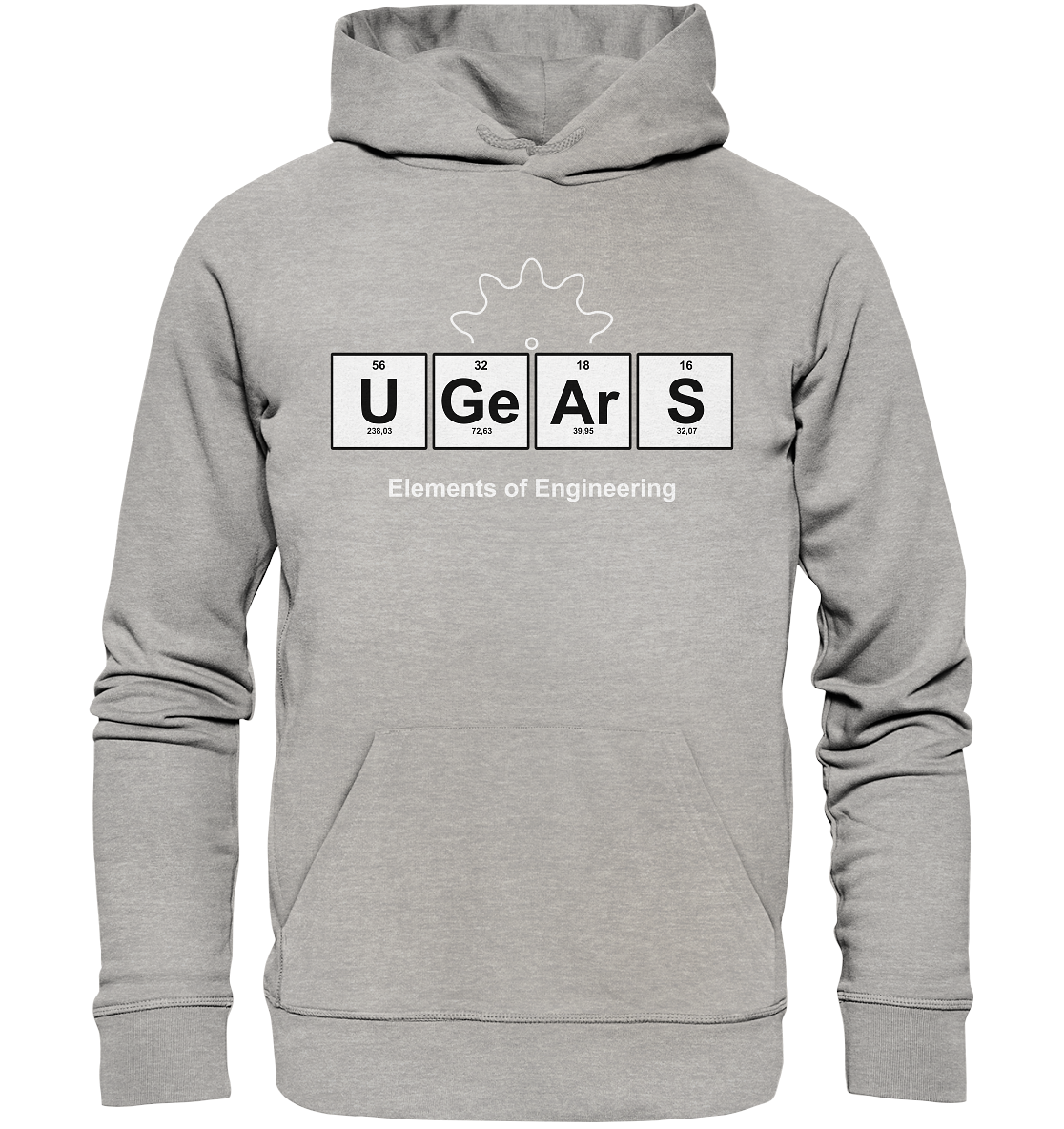 UGears Elements (Dark colours) - Organic Hoodie