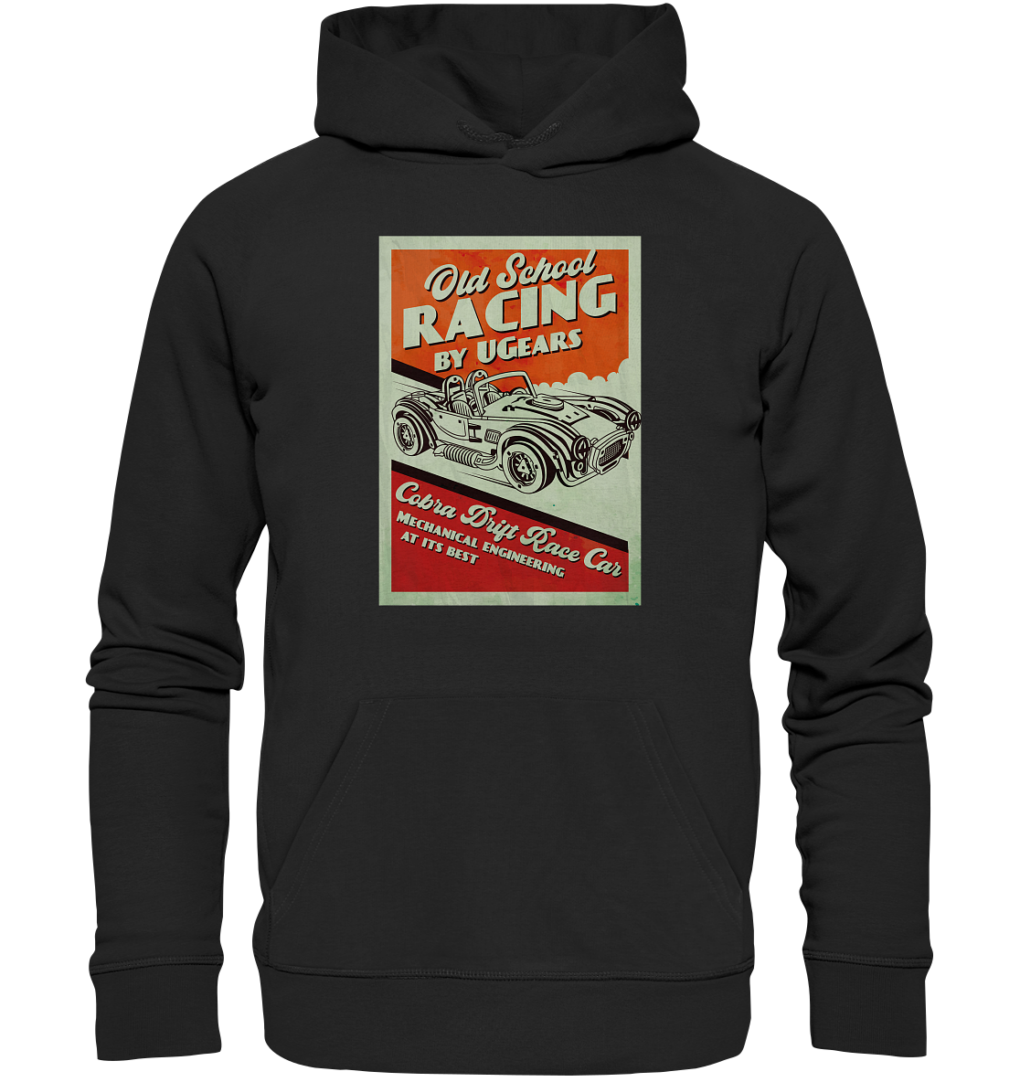 Old School Racing Vintage - Premium Unisex Hoodie